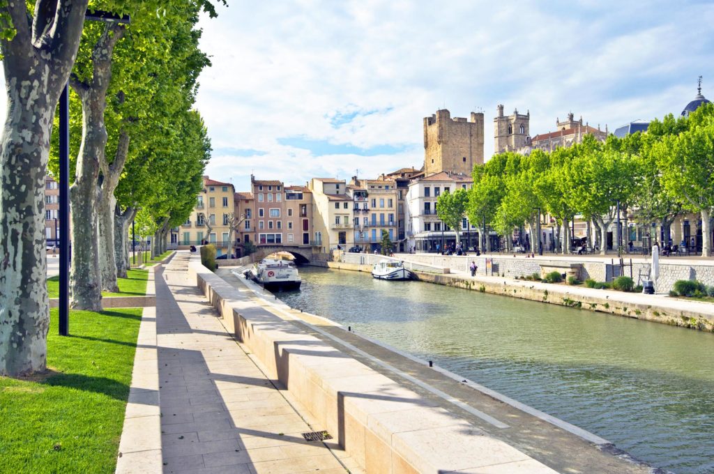 Canal de la Robine hôtel la résidence narbonne