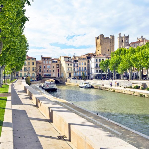 Canal de la Robine hôtel la résidence narbonne